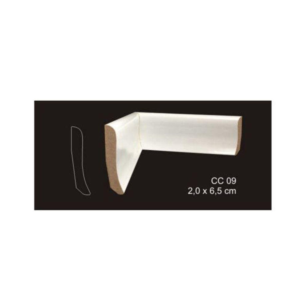 Rodapé Cavimad Com Passa Fio 20 X 65 - Cc09 3 Barras