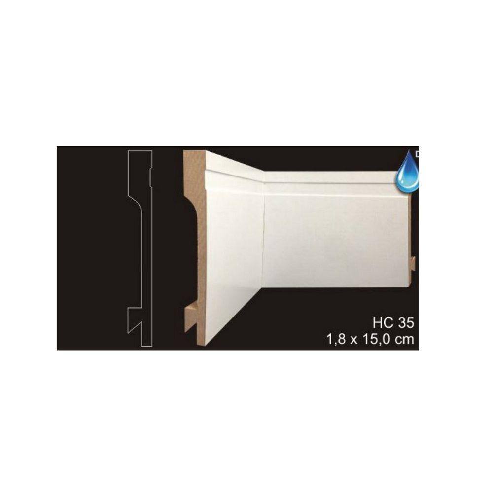 RODAPÉ CAVIMAD VERSÁTIL RECOBERTO 18 x 150 - HC35 12 BARRAS