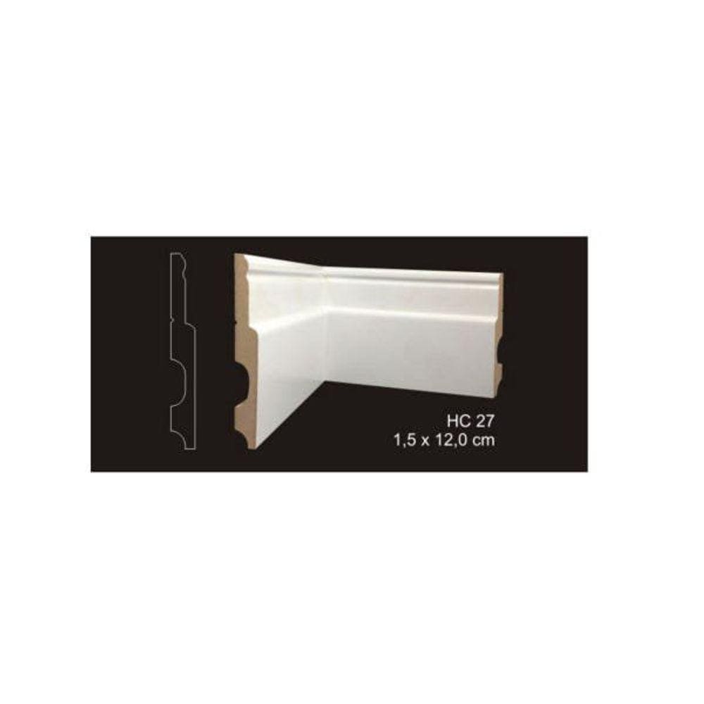 Rodapé Cavimad Com Passa Fio 15 X 120 - Hc27 9 Barras