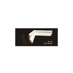 RODAPÉ CAVIMAD C/ PASSA FIO 20 x 50 - CC15 1 BARRA