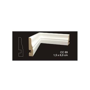 RODAPÉ CAVIMAD C/ PASSA FIO 15 x 60 - CC89 6 BARRAS
