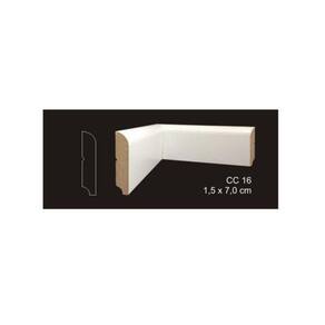 Rodapé Cavimad Com Passa Fio 15 X 70 - Cc16 6 Barras