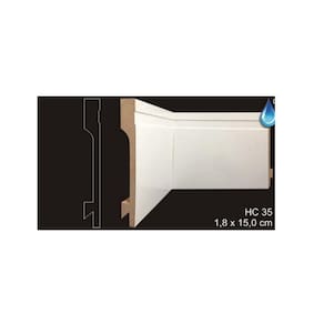 RODAPÉ CAVIMAD VERSÁTIL RECOBERTO 18 x 150 - HC35 15 BARRAS