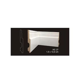 Rodapé Cavimad Com Passa Fio 15 X 120 - Hc27 6 Barras