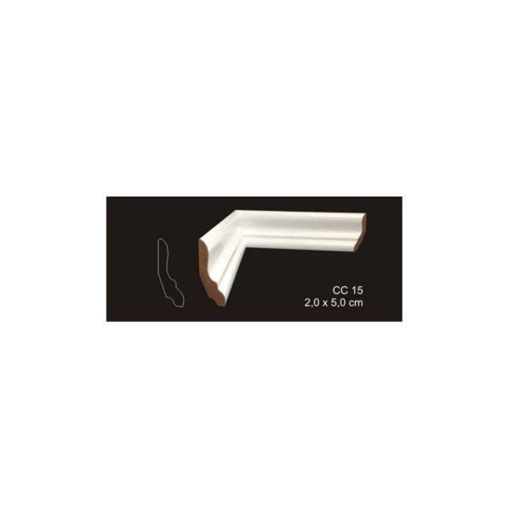Rodapé Cavimad Com Passa Fio 20 X 50 - Cc15 12 Barras