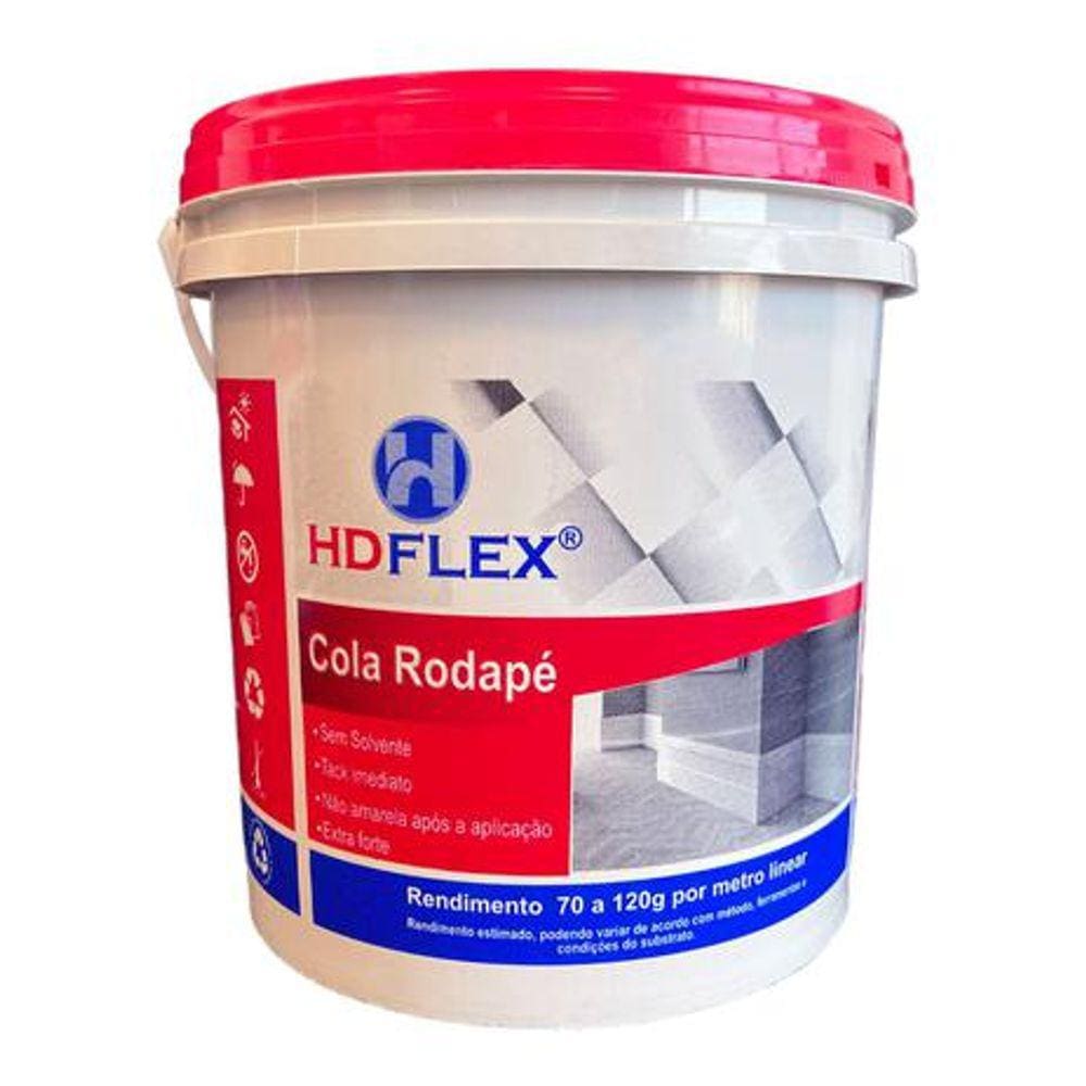 Cola Rodapé 1Kg - 4Un