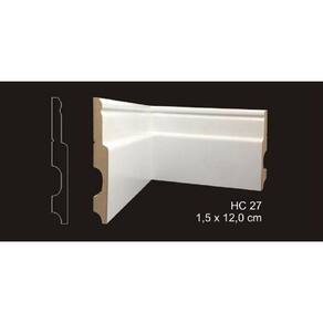 RODAPÉ CAVIMAD C/ PASSA FIO 15 x 120 - HC27 12 BARRAS
