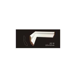 RODAPÉ CAVIMAD C/ PASSA FIO 20 x 50 - CC15 1 BARRA