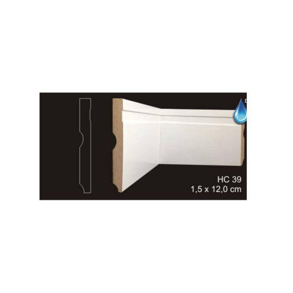 Rodapé Cavimad Com Passa Fio 15 X 120 - Hc39 6 Barras