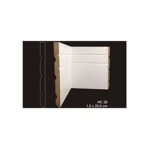 Rodapé Cavimad Com Passa Fio 15 X 200 - Hc28 12 Barras