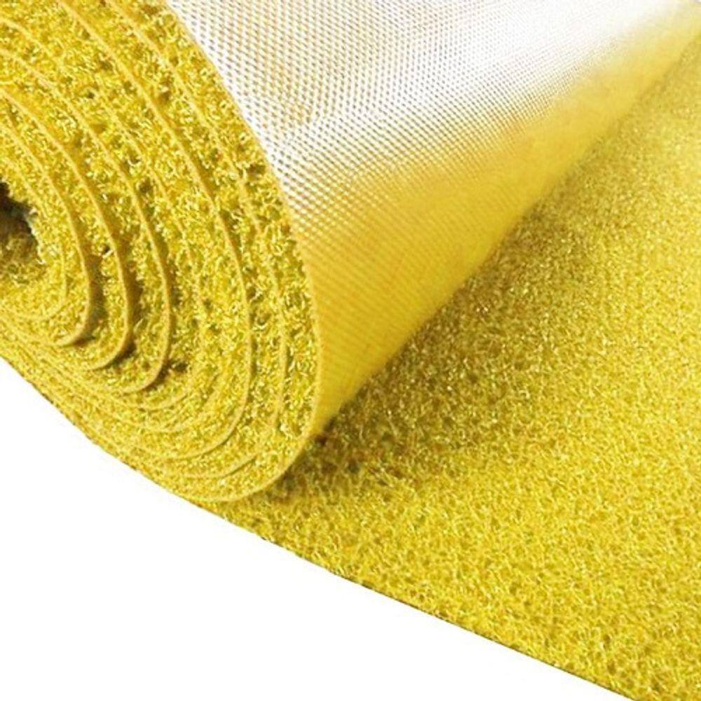 Capacho De Vinil Amarelo Boldor 1,22X12m