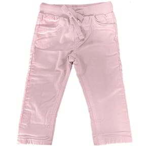 Calça Infantil Feminina Sarja Com Forro Alakazoo Ref: 67075 P/G