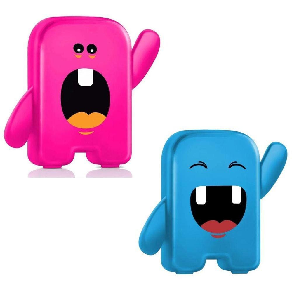 Porta-Dentes Dental Álbum Standard Azul E Rosa - Angie