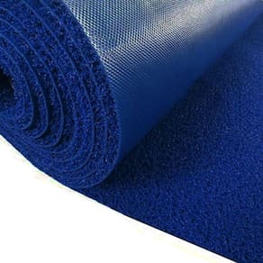 Capacho De Vinil Azul Escuro Boldor 1,22X8m