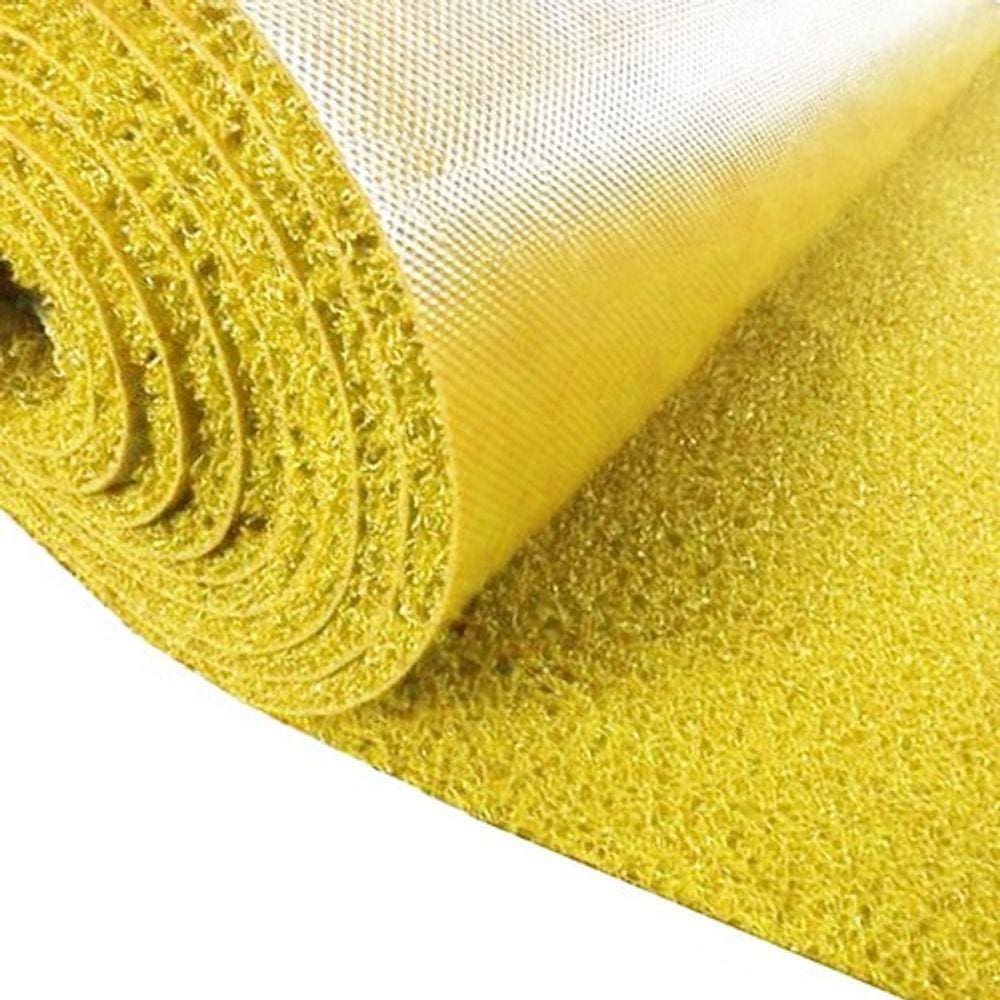 Capacho De Vinil Amarelo Boldor 1,22X11m
