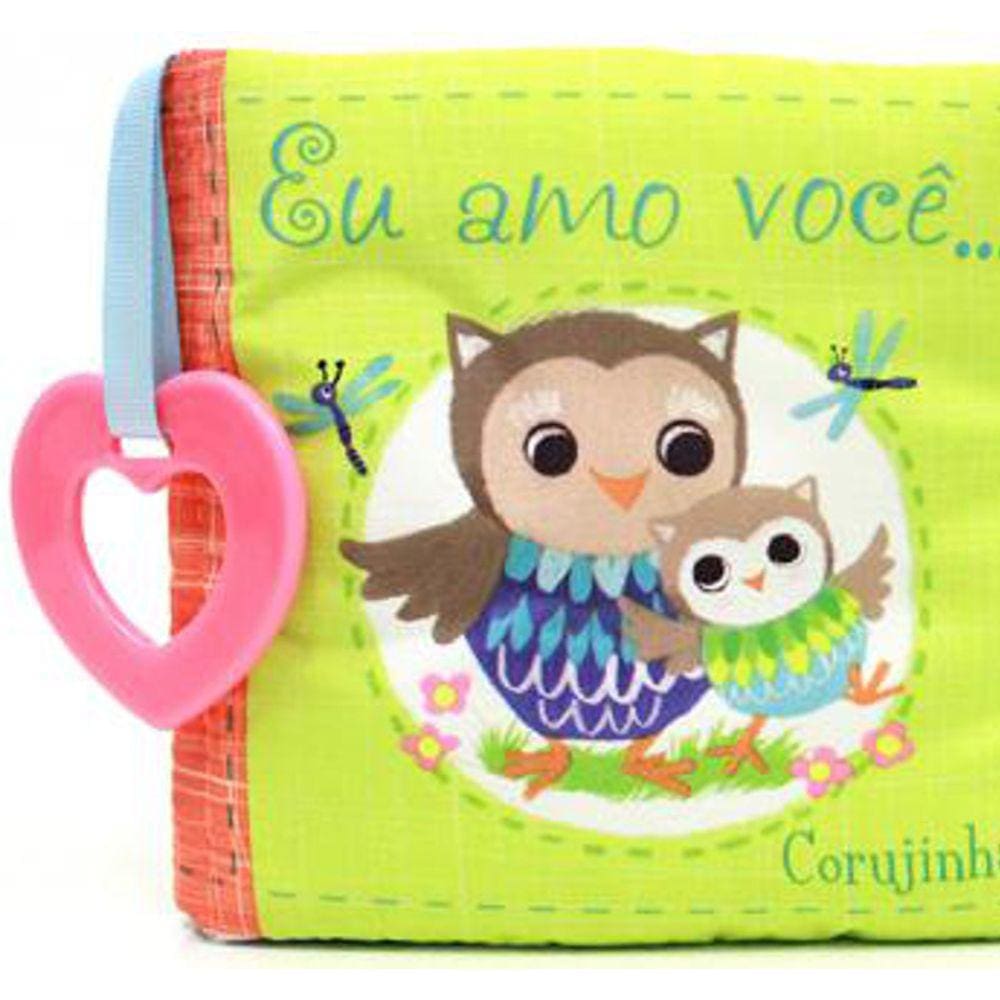 Livro De Pano - Eu Amo Voce - Corujinha