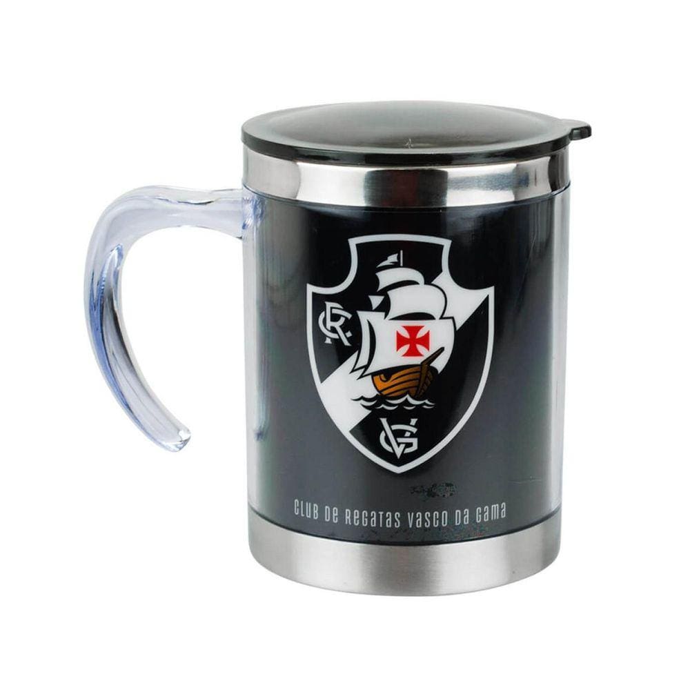Caneca Térmica Com Tampa 450Ml - Vasco