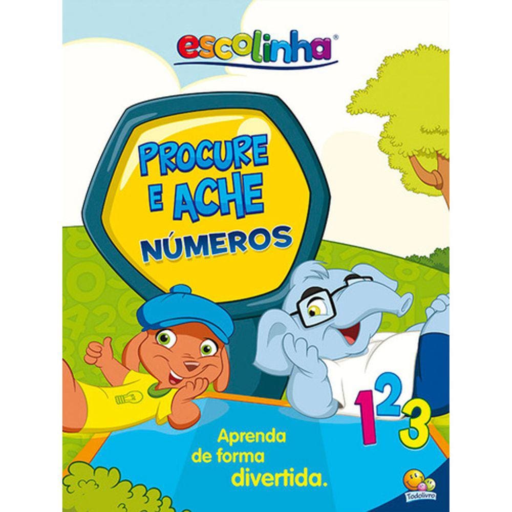 Livro + Tapete Escolinha - Procure E Ache Numeros