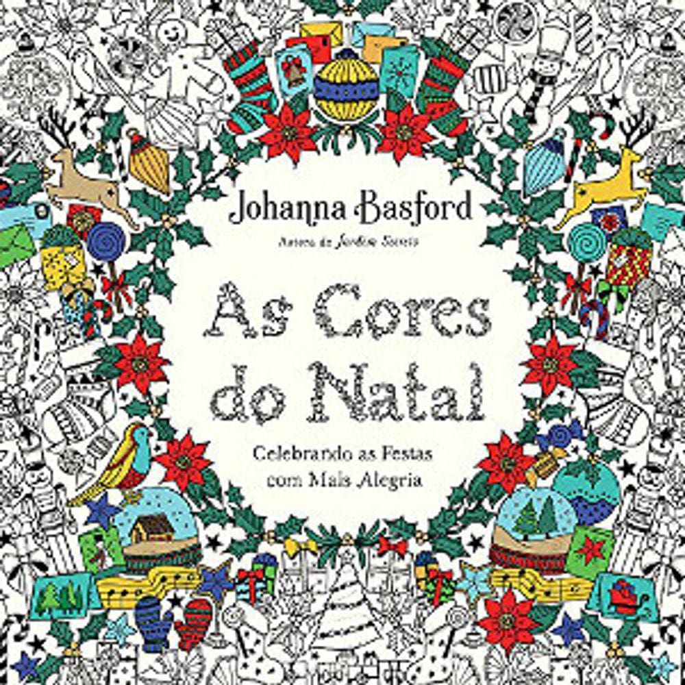 Livro De Colorir - As Cores Do Natal