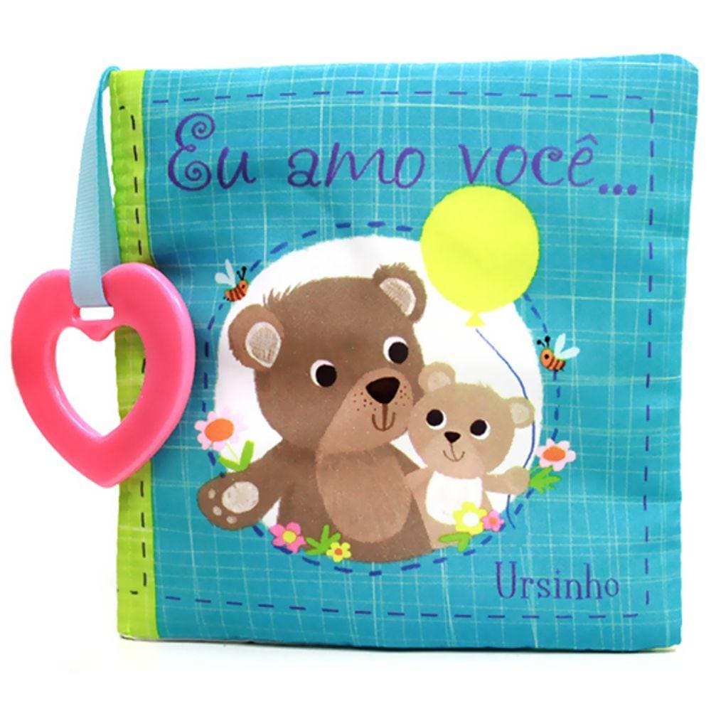 Livro De Pano - Eu Amo Voce - Ursinho