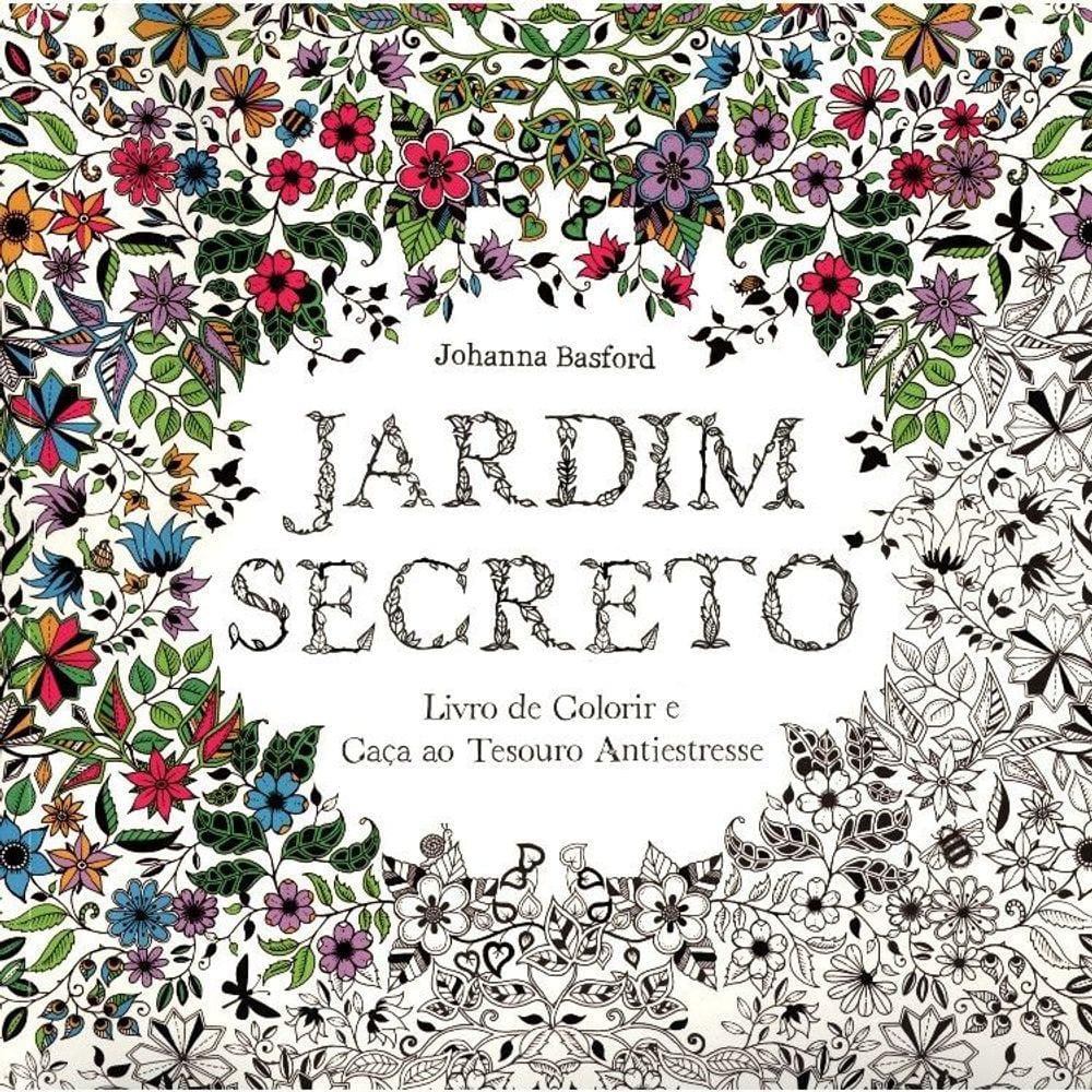 Livro De Colorir - Jardim Secreto