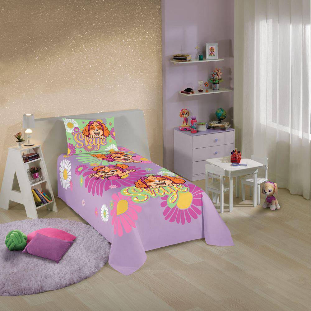 Jogo de Cama Solteiro Lepper Barbie Sereia 3 Peças Rosa - Compre