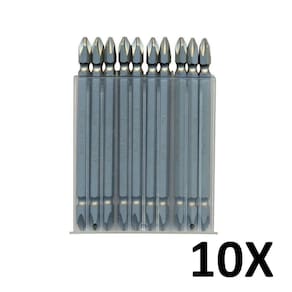 Kit 10 Pontas Bits Philips Ph2 Torque Alto 110Mm Wurth