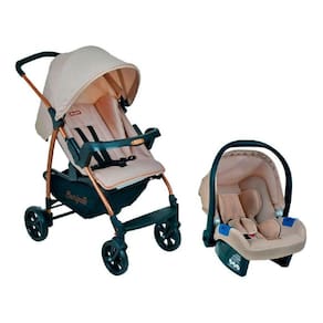 Carrinho De Bebê Burigotto Ecco + Bebê Conforto Touring X