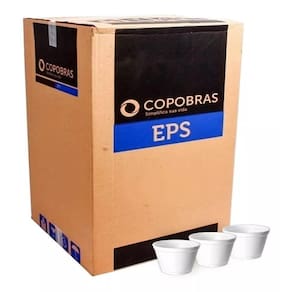 Pote Cumbuca Delivery Isopor 240 ml Com 500 unidades Copobras
