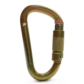 Mosquetão Aço 40kn D Automático Tripla Trava Sideup Ce Nbr
