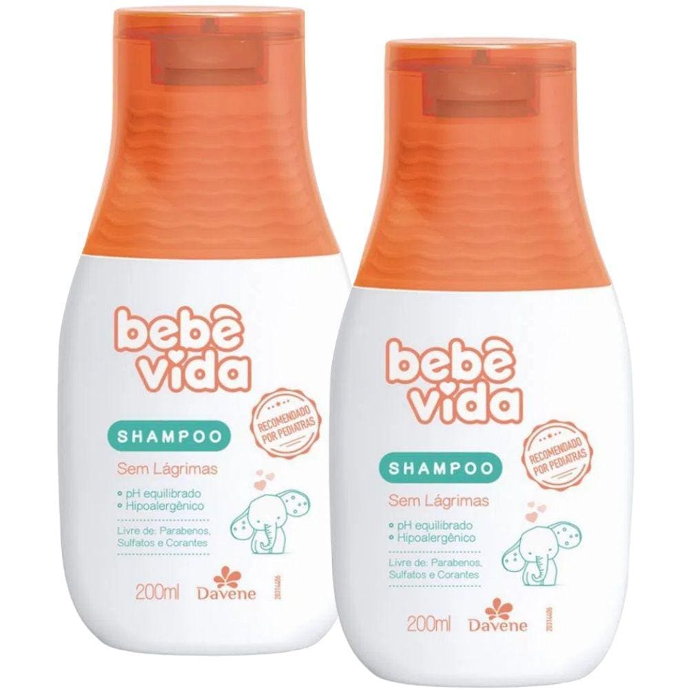 2UN Shampoo Hipoalergernico Bebe Vida 200ml Davene
