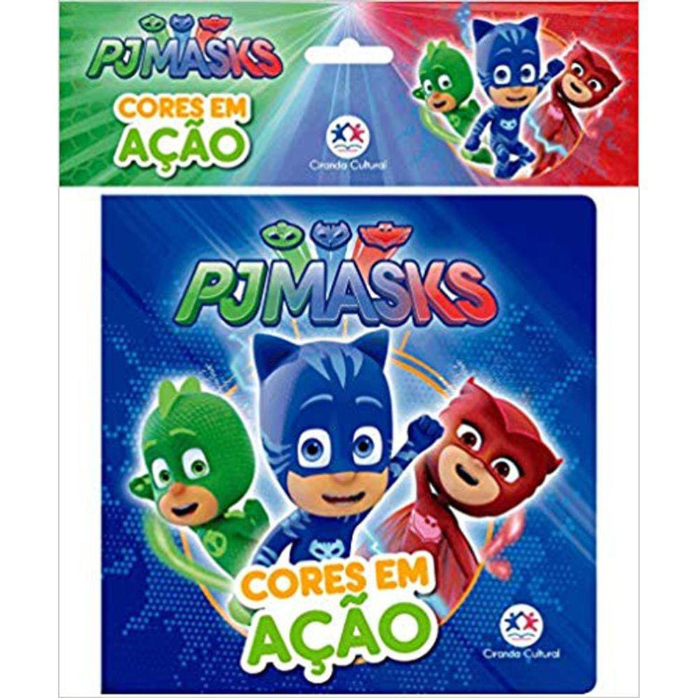 Livro De Banho - Pjmasks - Cores Em Açao