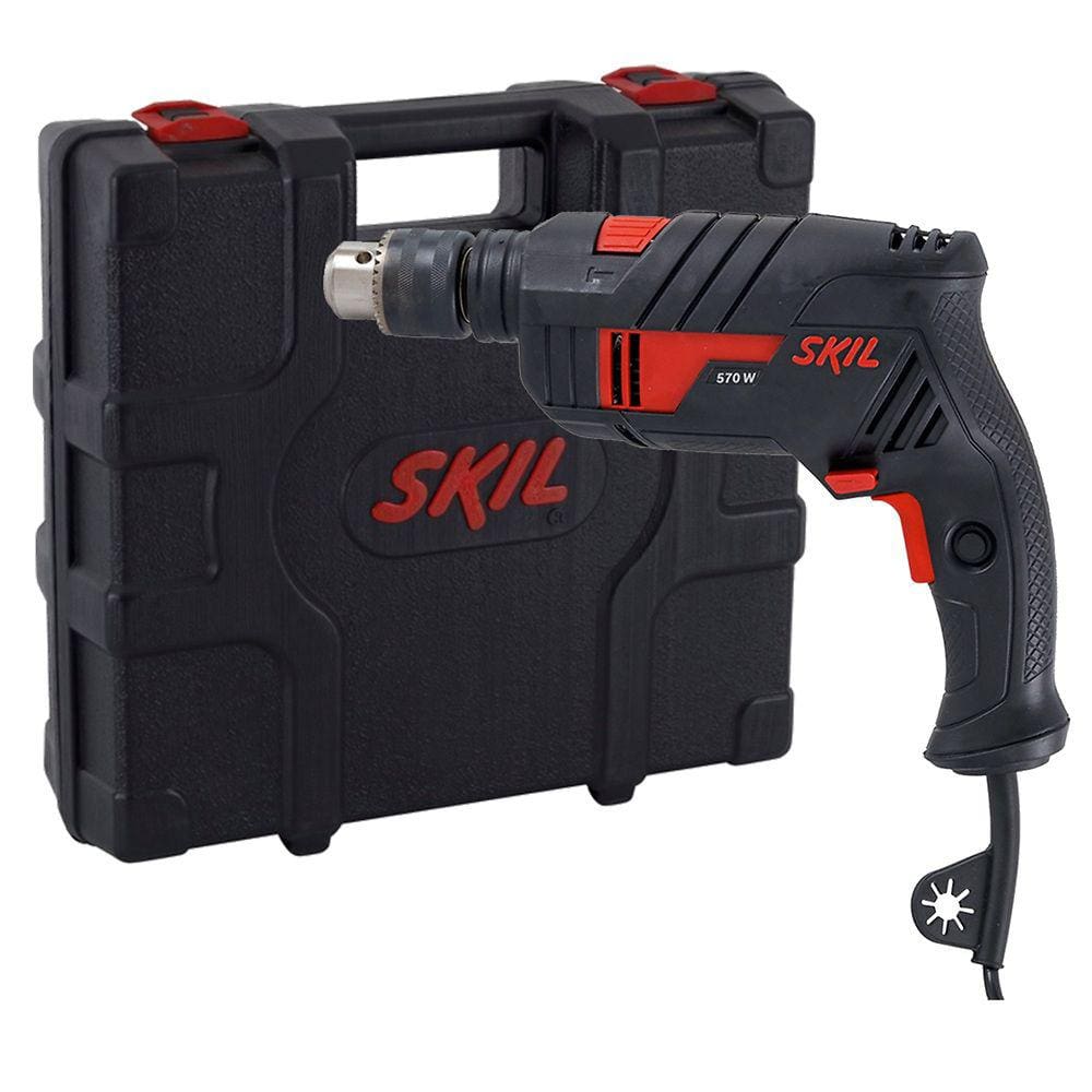 Furadeira De Impacto Skil 6555 570W Com 14 Brocas