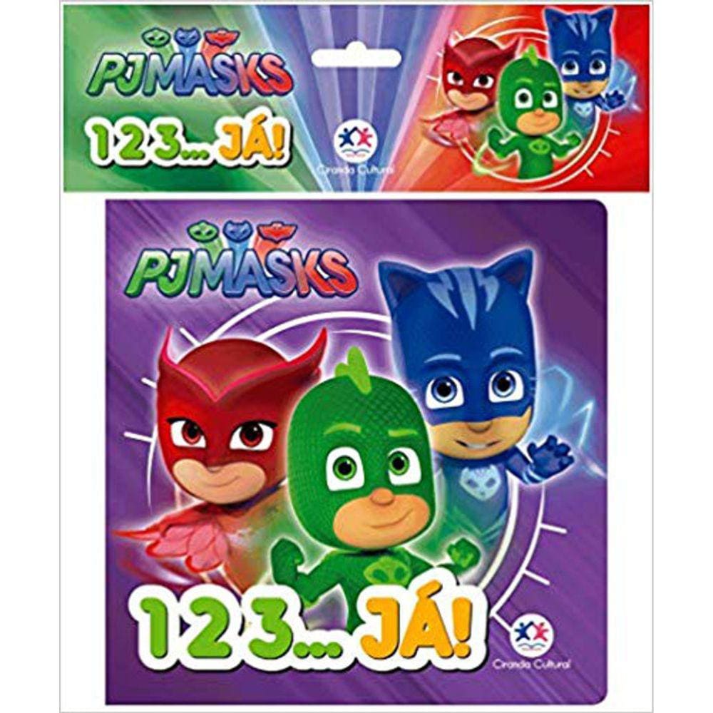 Livro De Banho - Pjmasks - 123...Ja!