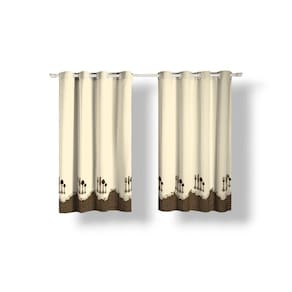 Cortina Cozinha 2,00X1,40 Linhão Estampada
