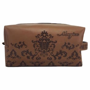 Necessaire Casual Feminina Arabescos Marrom, Magicc