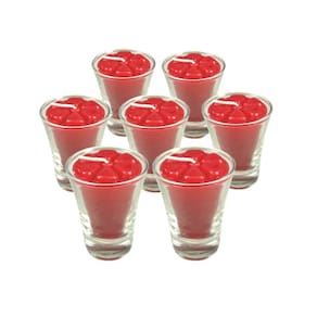 24 Velas Vermelhas Romântico 12 Horas Dia Dos Namorados