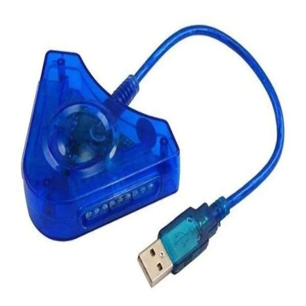 Adaptador usb duplo para controle playstation 2 e ps1 | Casas Bahia