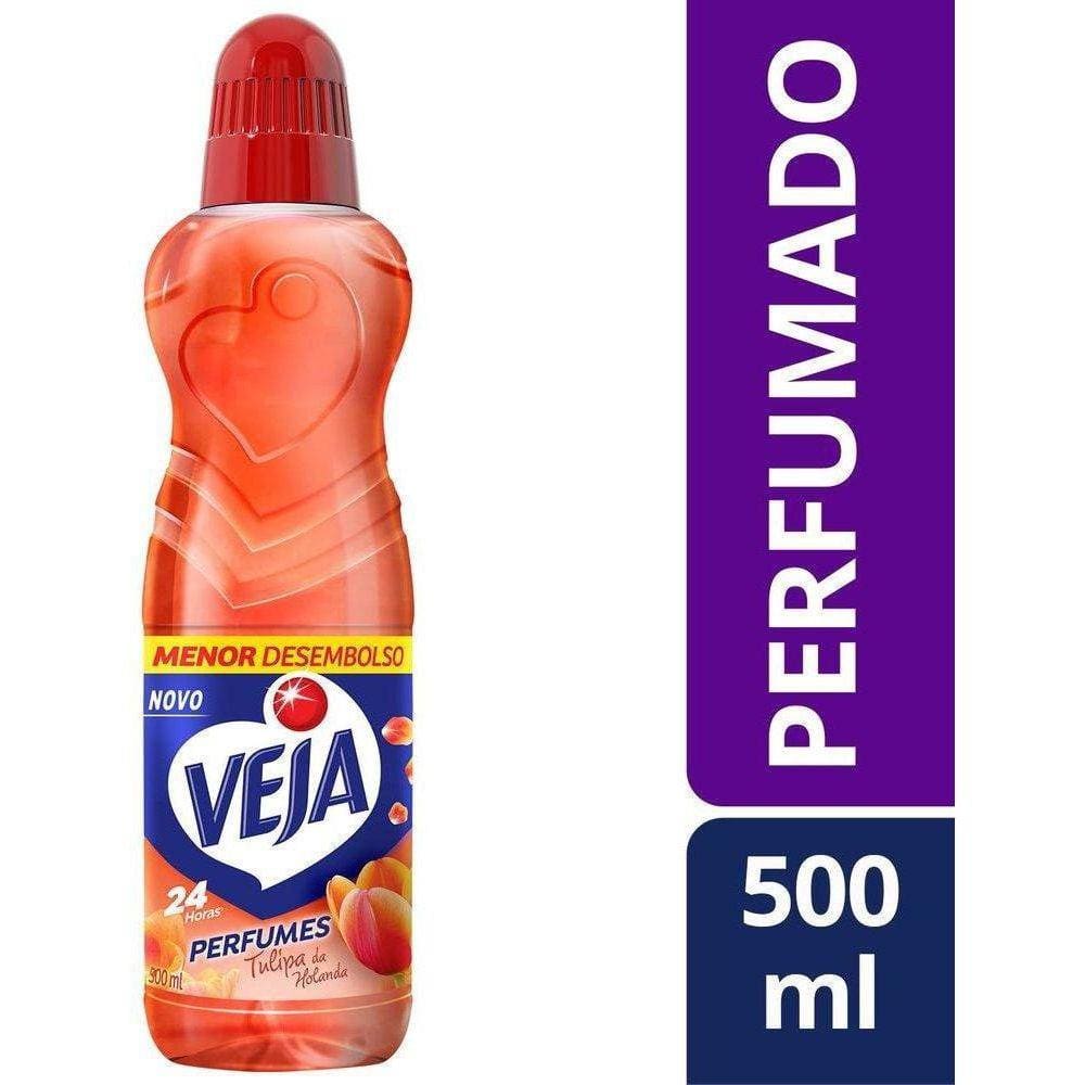 Limpador Perfumado Veja Fragrancia Tulipa Da Holanda 500Ml