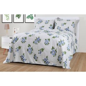 Jogo De Cama Duplo Microfibra Queen Greta Paco Milano Sultan