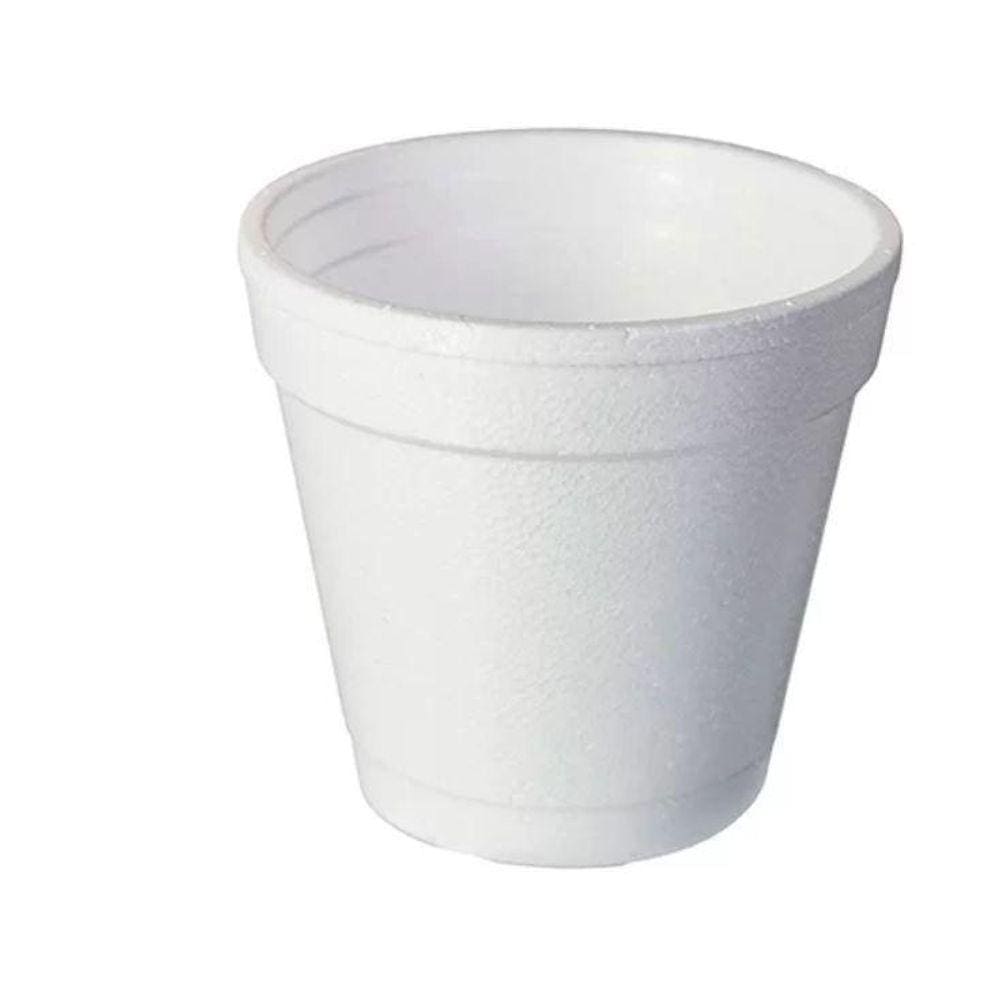 Copo Térmico Eps 60Ml Branco Pt 25 Un- Para Festa Junina