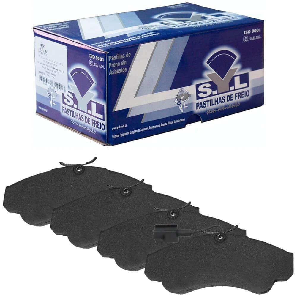 Kit Pastilha Freio Jumper Ducato Boxer Dianteira Bosch Syl