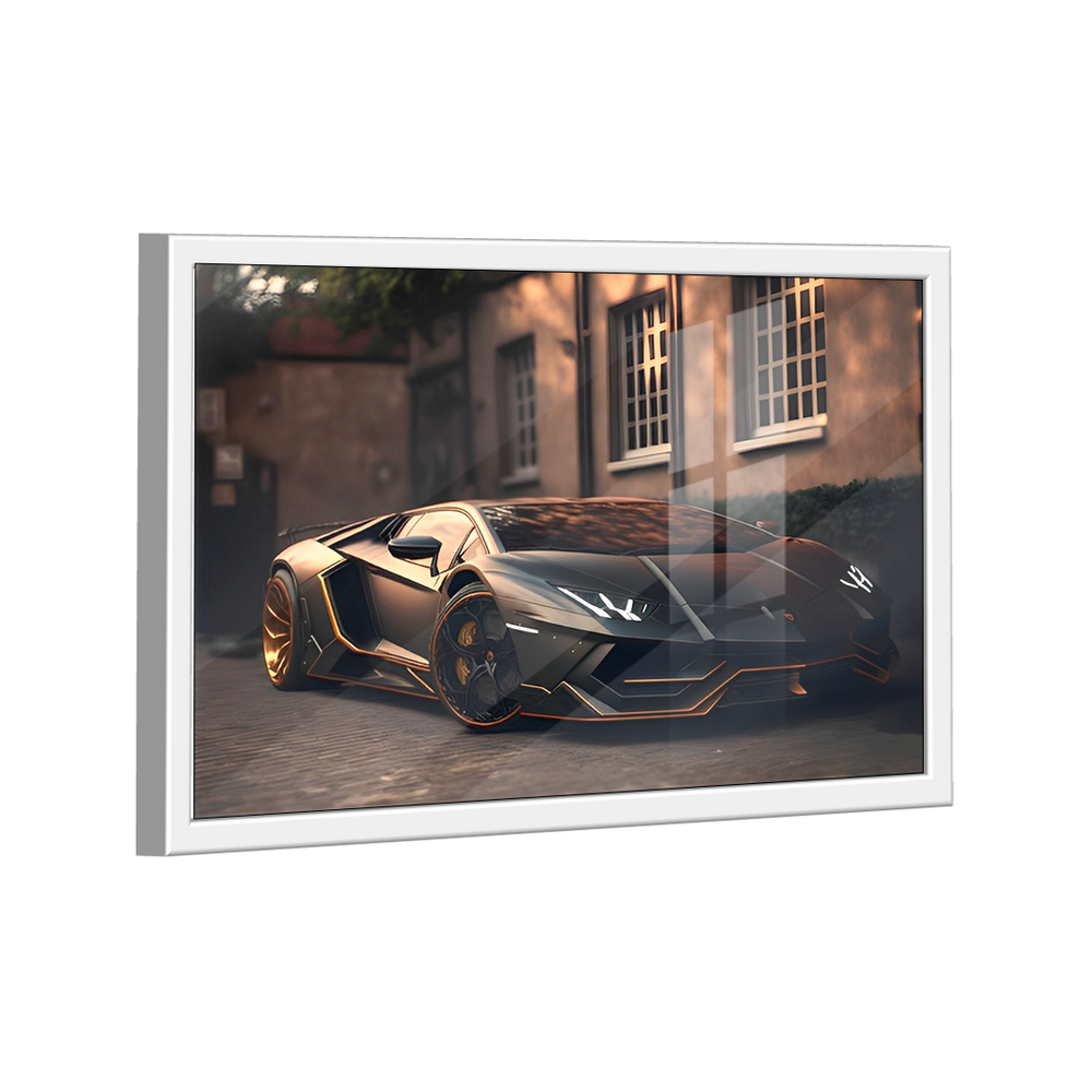 Quadro Lamborghini Light Black -- BR ARTES
