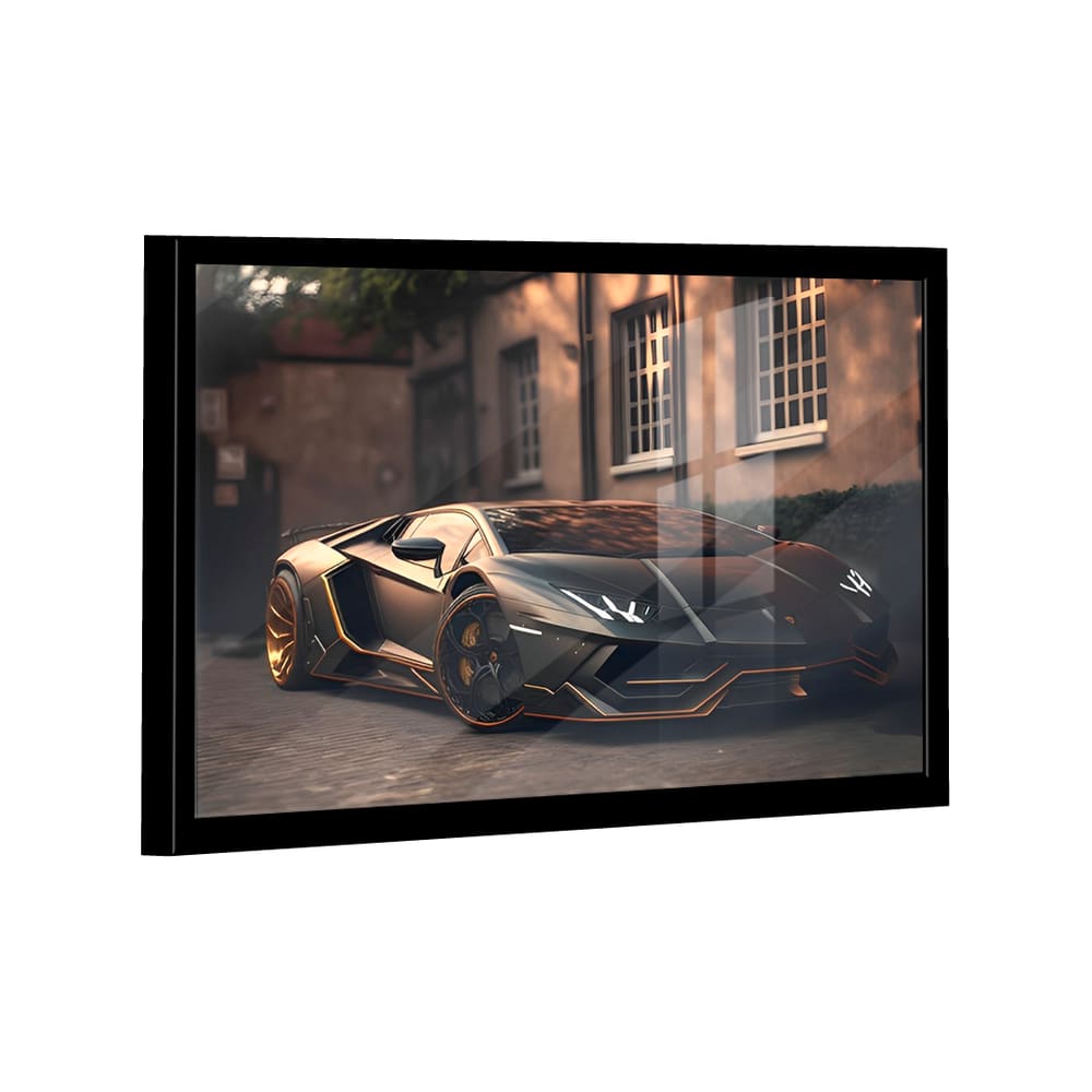 Quadro Lamborghini Light Black -- BR ARTES