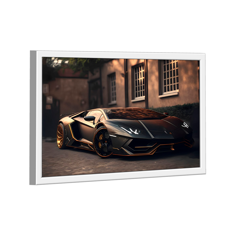 Quadro Lamborghini Light Black -- BR ARTES