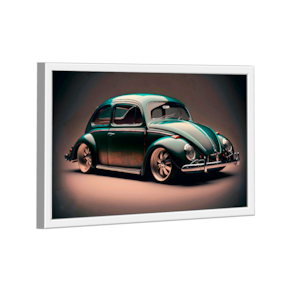Quadro Fusca Verde -- BR ARTES