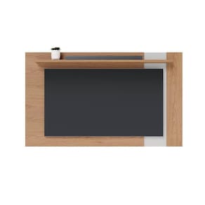 Painel para TV até 70" Extensivo Colibri Leme 1 Prateleira Freijo/Off White Matte SE