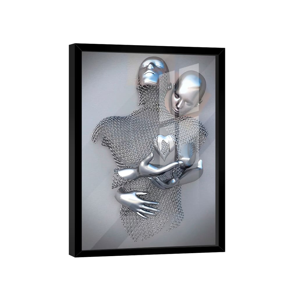 Quadro Casal Metal 3D -- BR ARTES