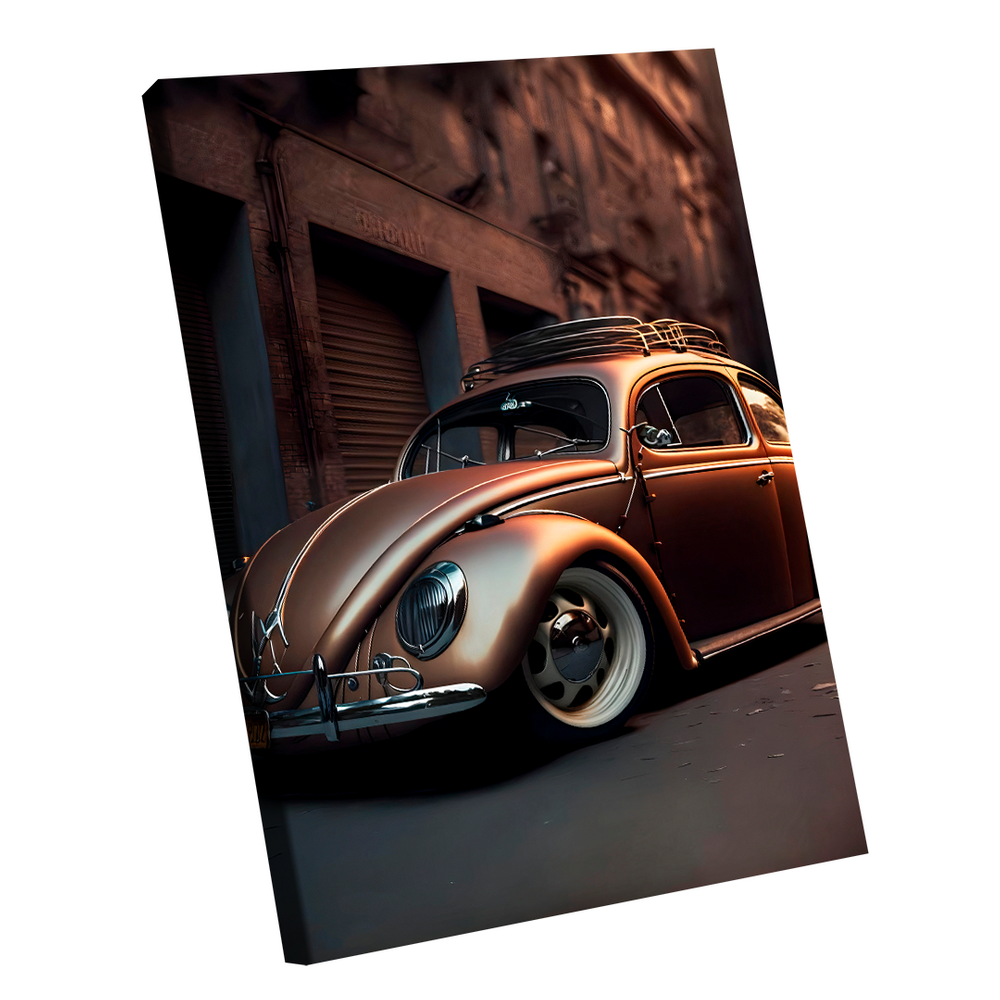 Quadro Fusca Gold -- BR ARTES