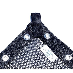 Tela Sombrite 50% Preto 3X2 Bainha E Ilhós A Cada 50Cm